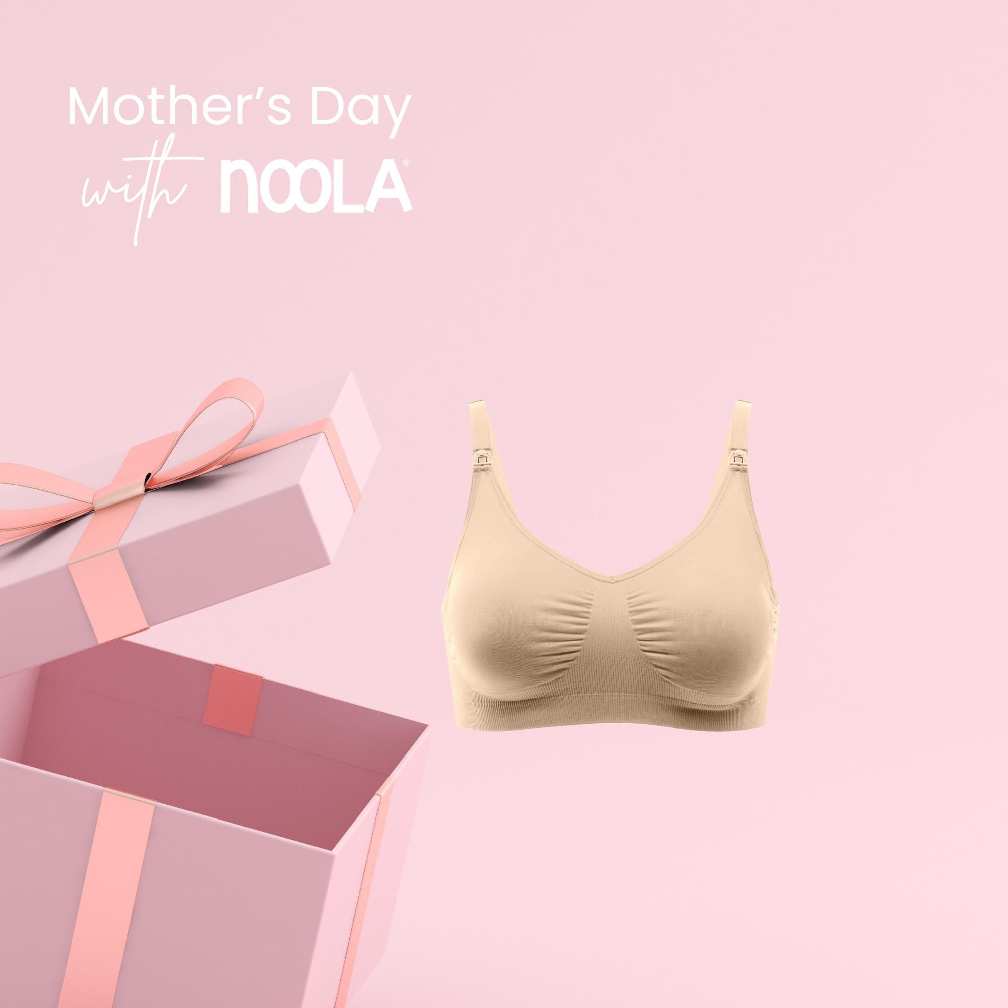 noola seamless super stretch nursing bra nude maternity belts support bands