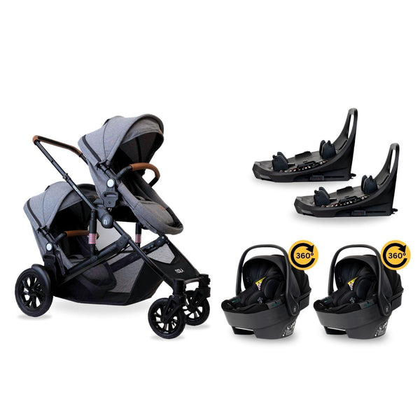 noola baby The EliteX2 6in1 Twin Travel System Travel System