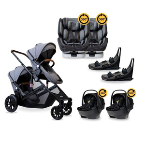 noola baby The EliteX2 8in1 Twin Travel System Travel System