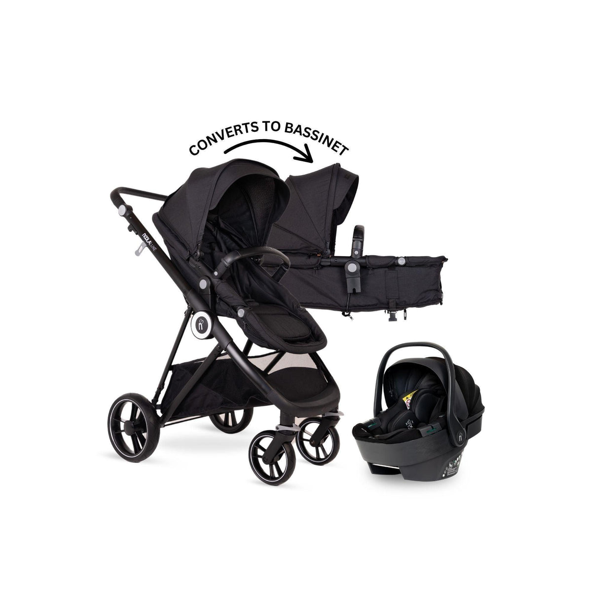 Travel System Sit N Stand Elite Double Stroller The NOOLA® Luxe