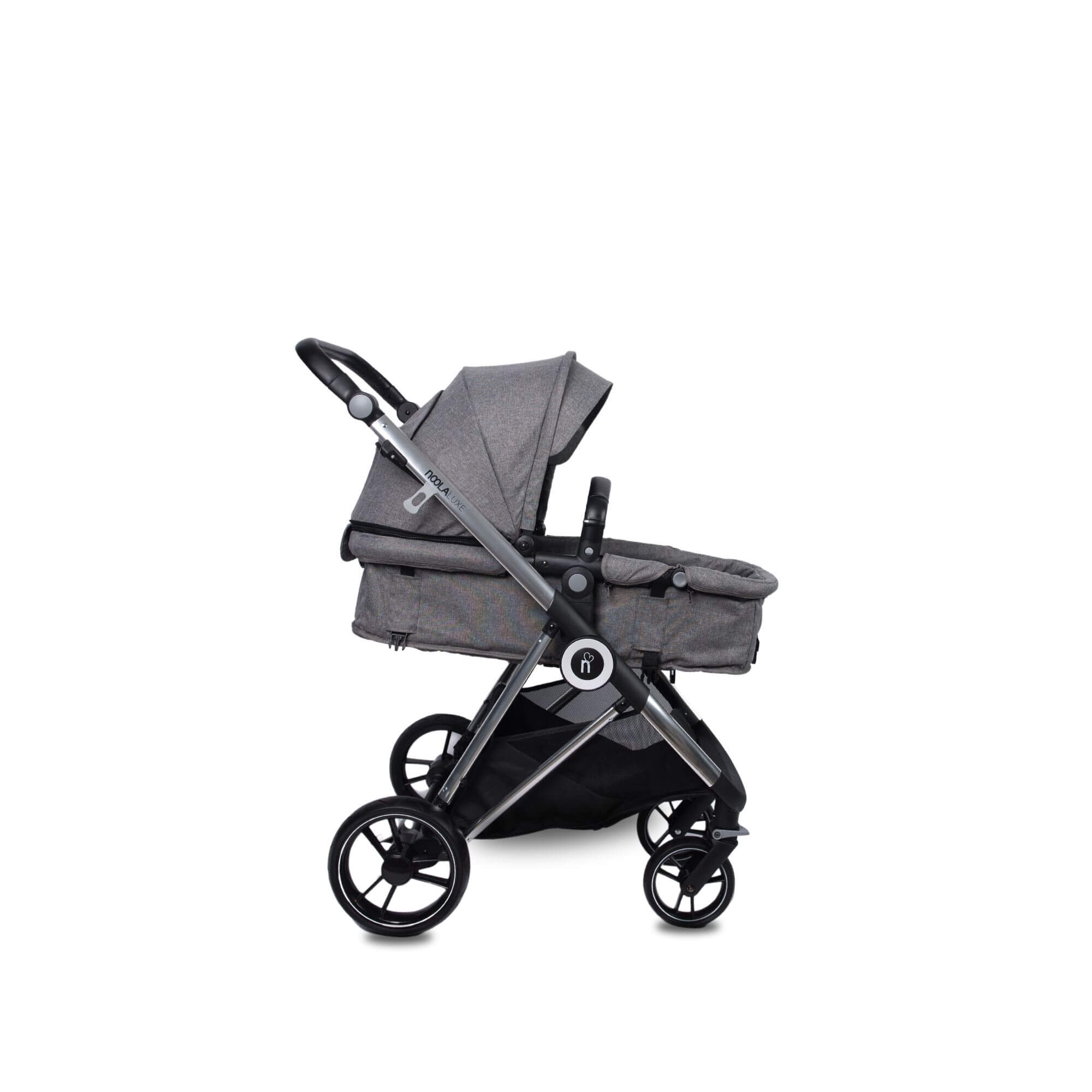 noola luxe baby stroller lunar grey