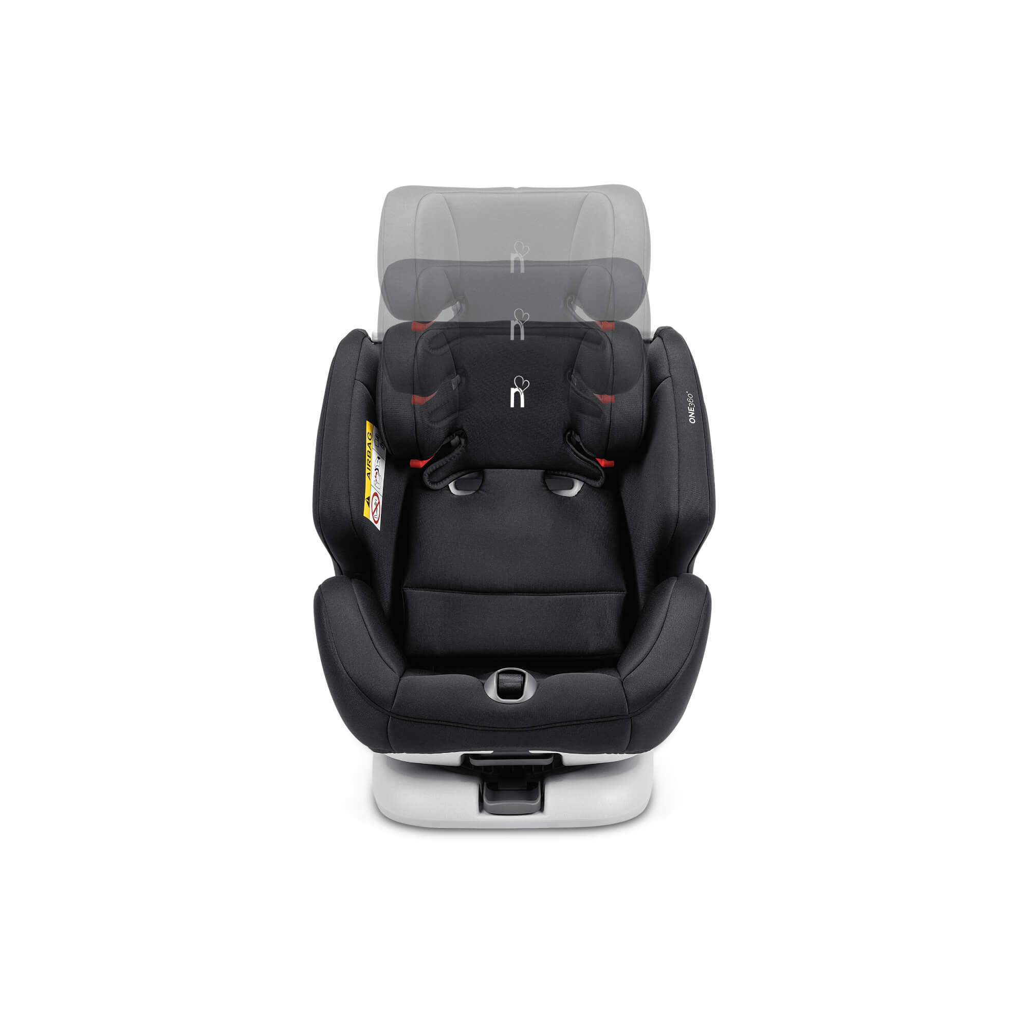 noola one360 newborn to 36kg midnight black baby toddler car seats