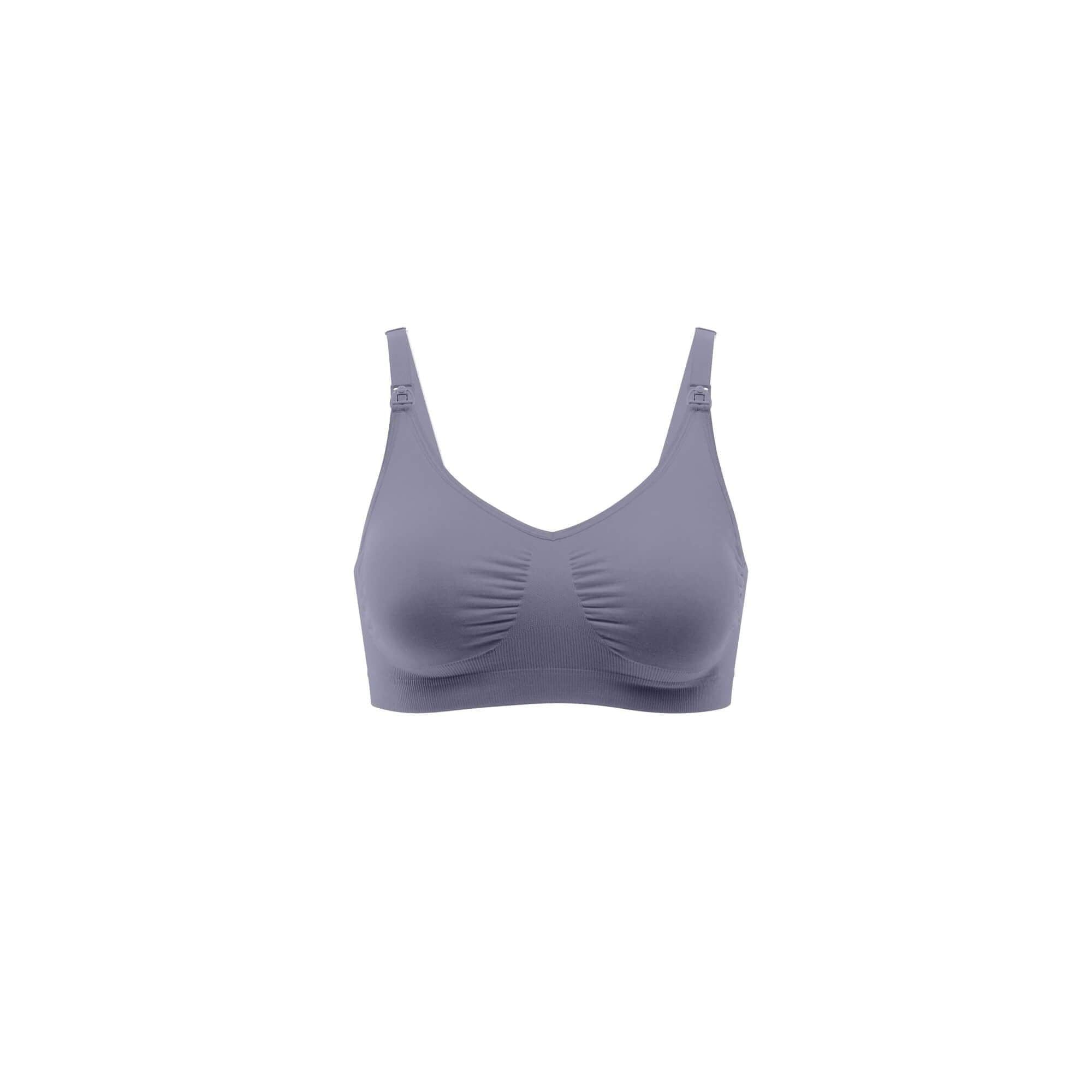 noola seamless super stretch nursing bra grey maternity belts support bands