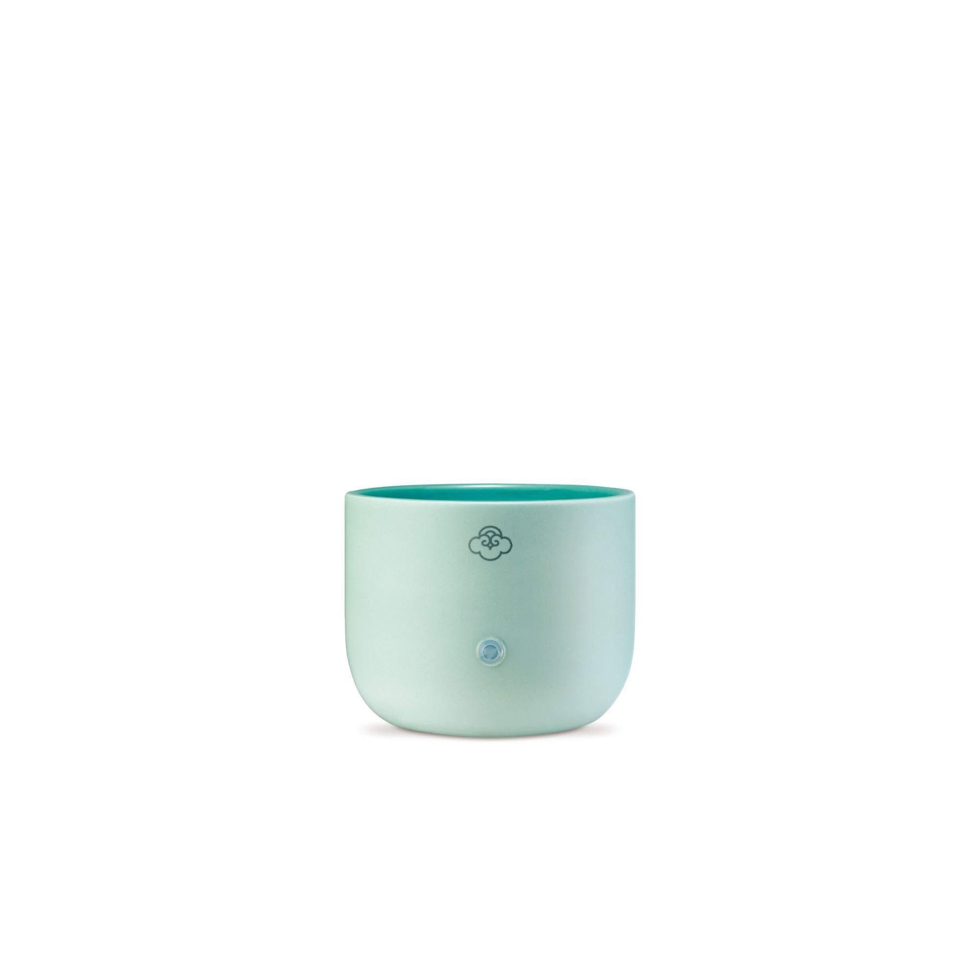 noola ceramic non spill wax melt warmer green