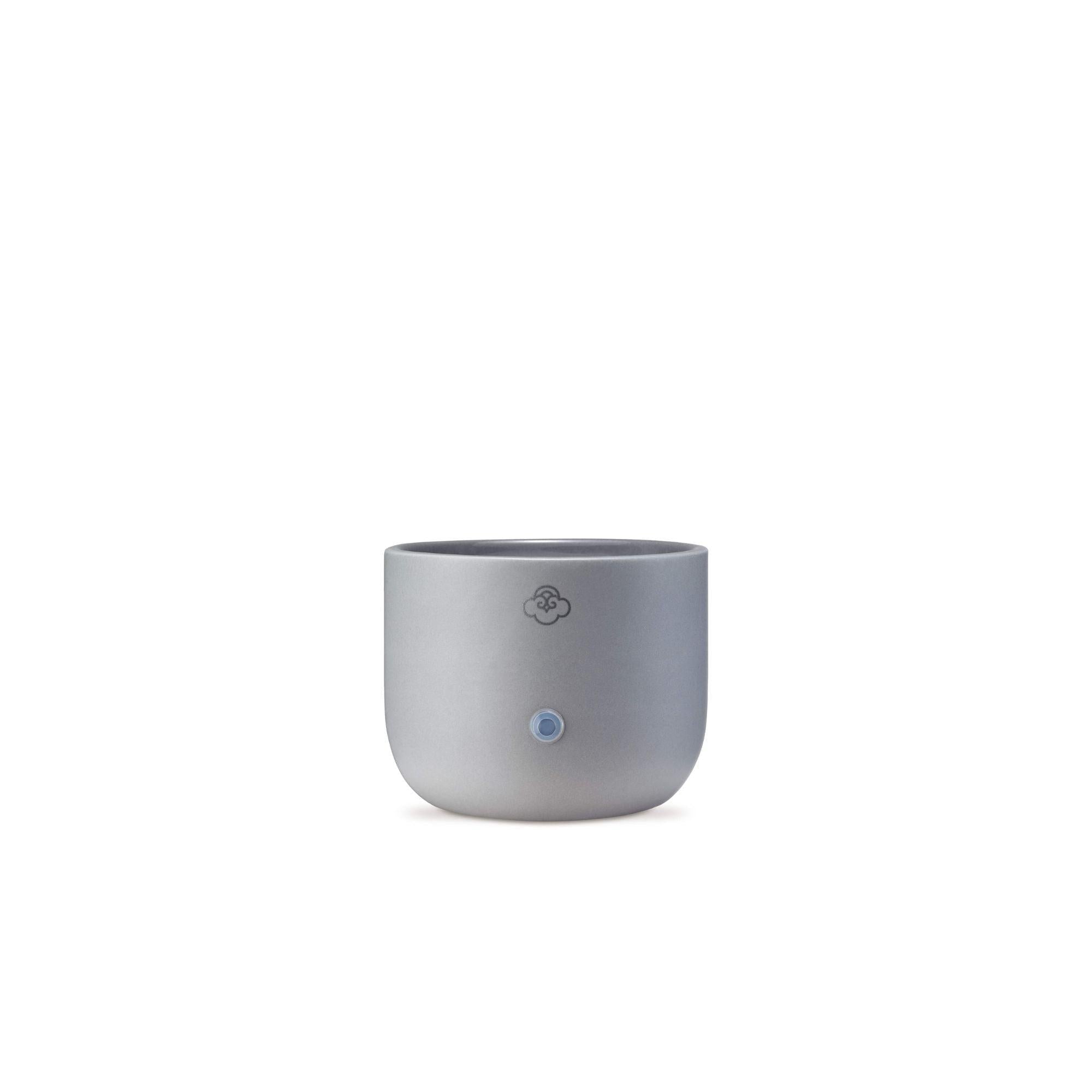noola ceramic non spill wax melt warmer grey