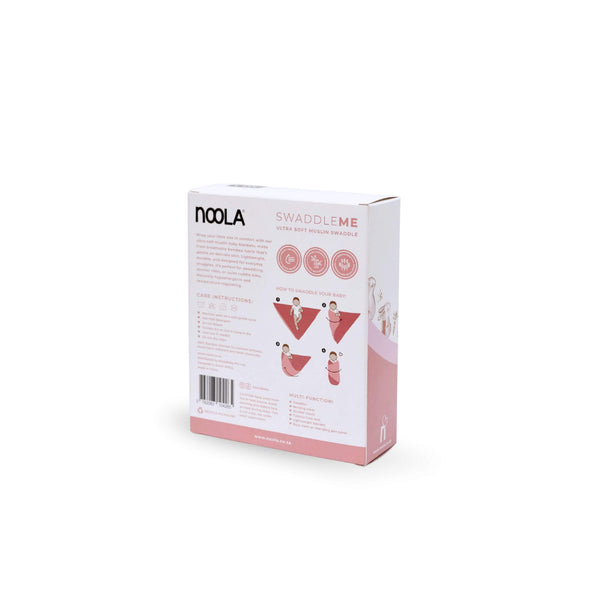 baby swaddle blankets 100% bamboo with pink bunny designs on a white background