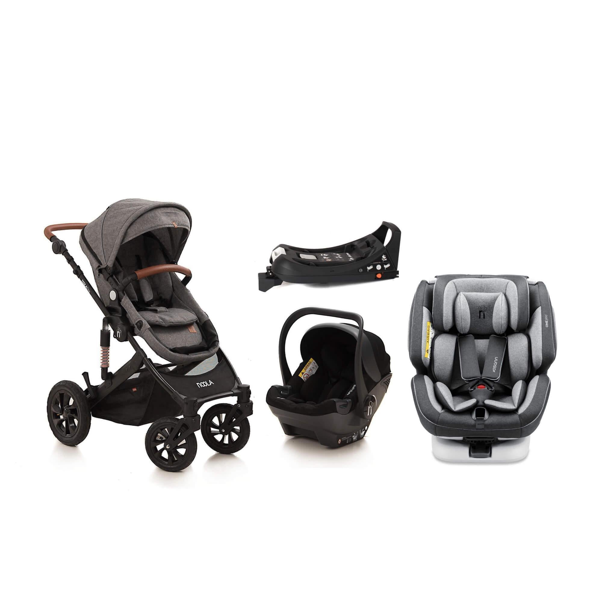 noola the elite 5in1 travel system lunar grey baby stroller #SELECT THE COLOUR OF YOUR ONE360_ONE360 | LUNAR GREY