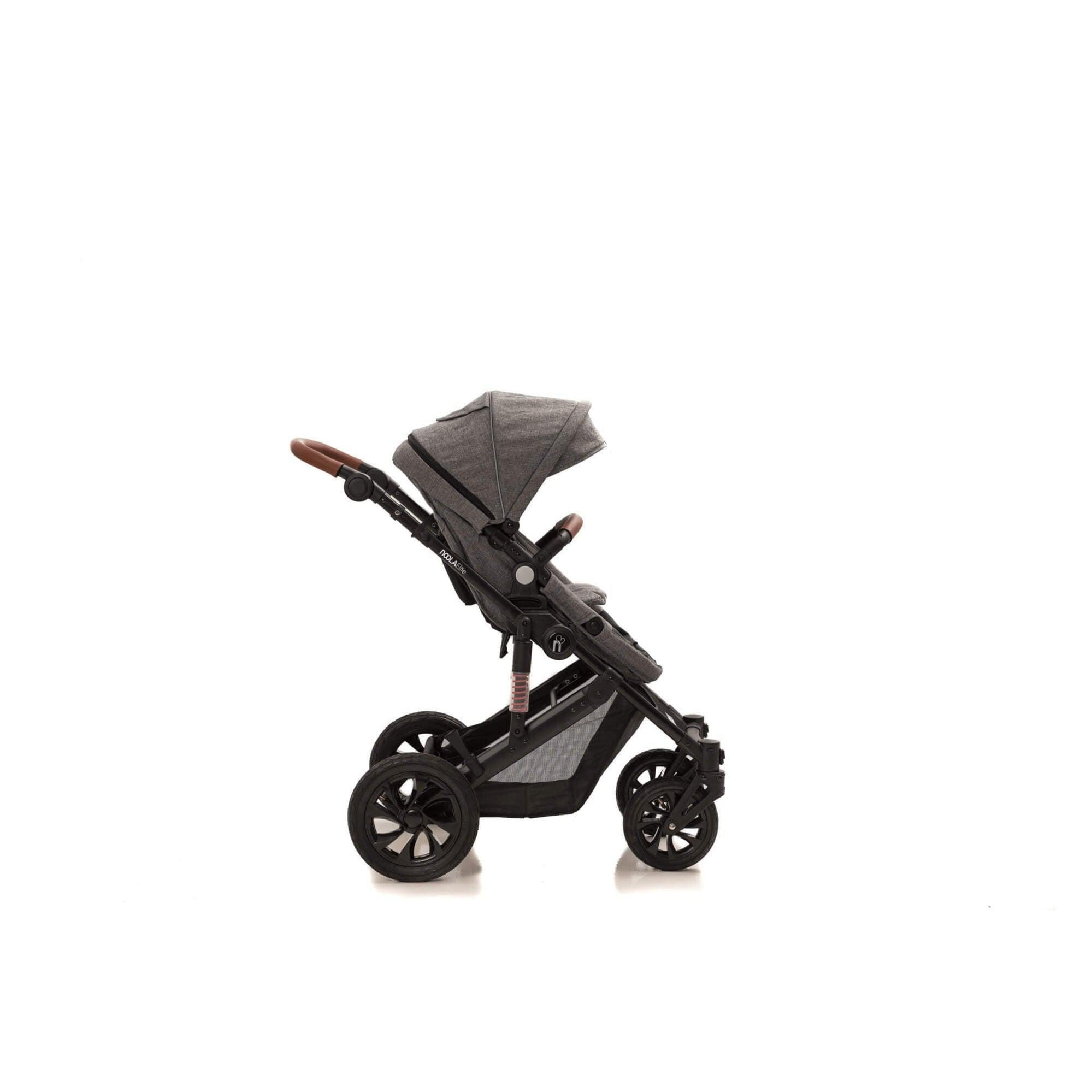 noola the elite 2in1 travel system lunar grey baby stroller