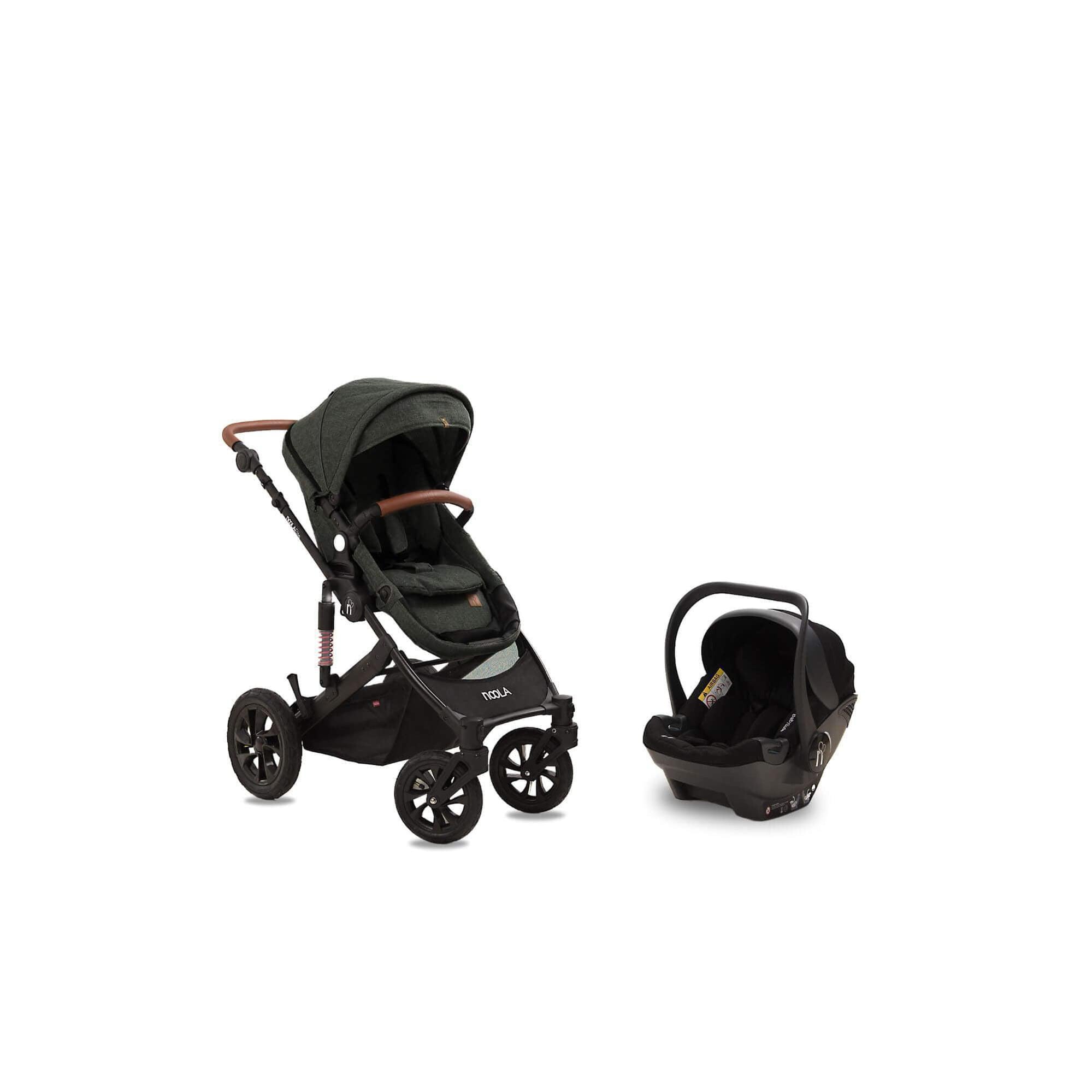 noola elite 3in1 all terrain baby toddler travel system french olive