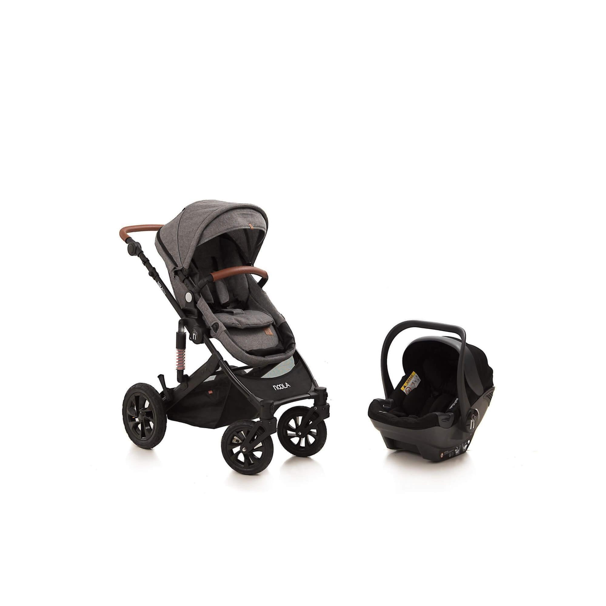 noola the elite 3in1 travel system lunar grey baby stroller