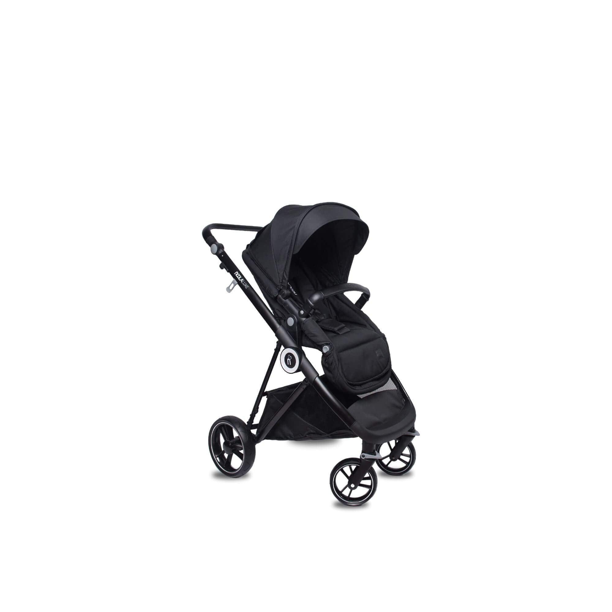 noola luxe baby stroller midnight black