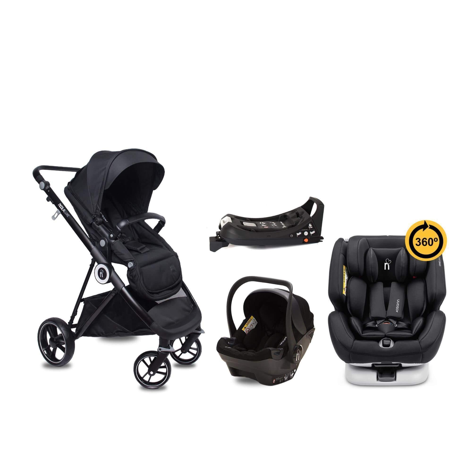 noola luxe 5in1 baby stroller midnight black #SELECT THE COLOUR OF YOUR ONE360_ONE360 | MIDNIGHT BLACK