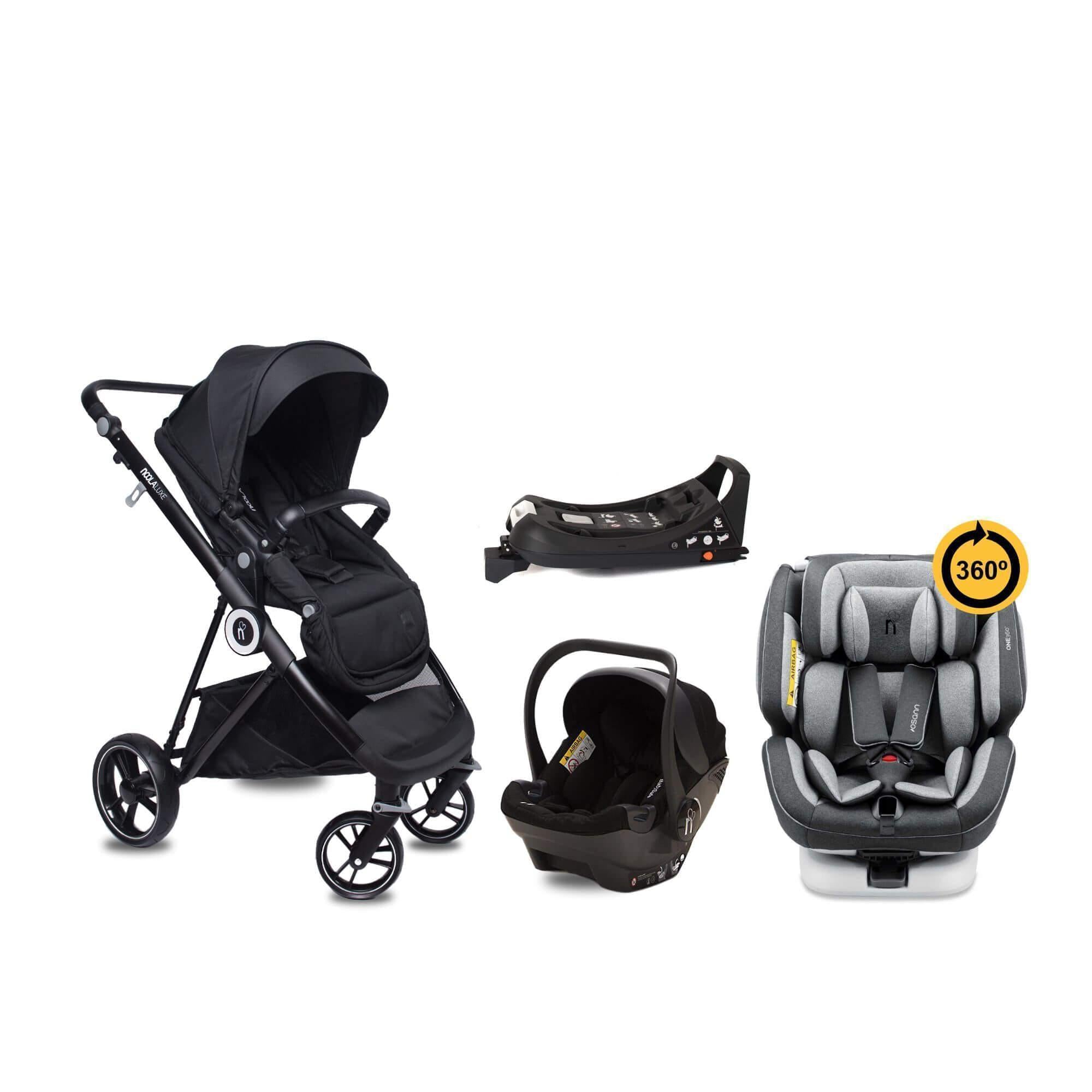 noola luxe 5in1 baby stroller midnight black #SELECT THE COLOUR OF YOUR ONE360_ONE360 | LUNAR GREY