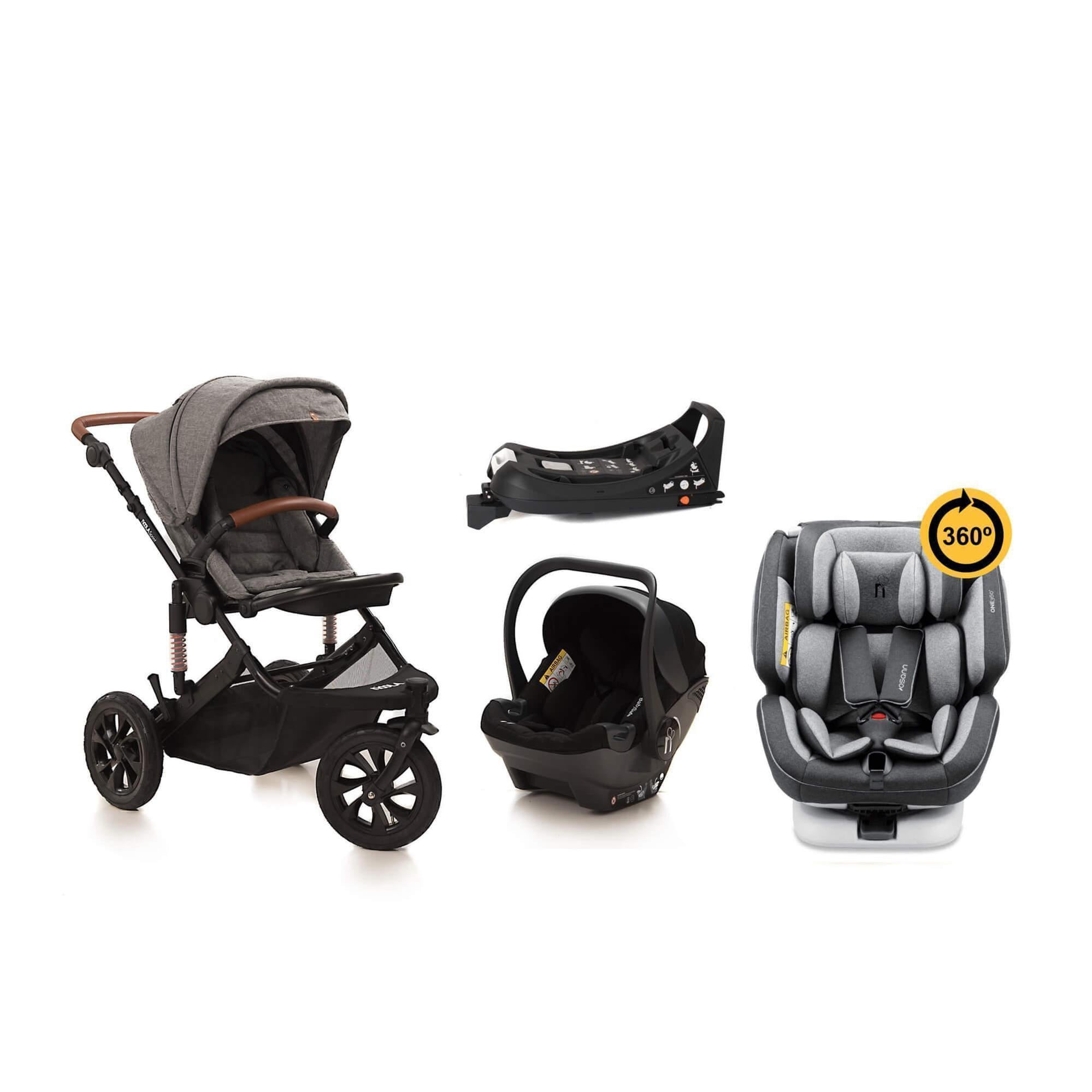 noola sprint 5in1 lunar grey travel system baby stroller #SELECT THE COLOUR OF YOUR ONE360_ONE360 | LUNAR GREY