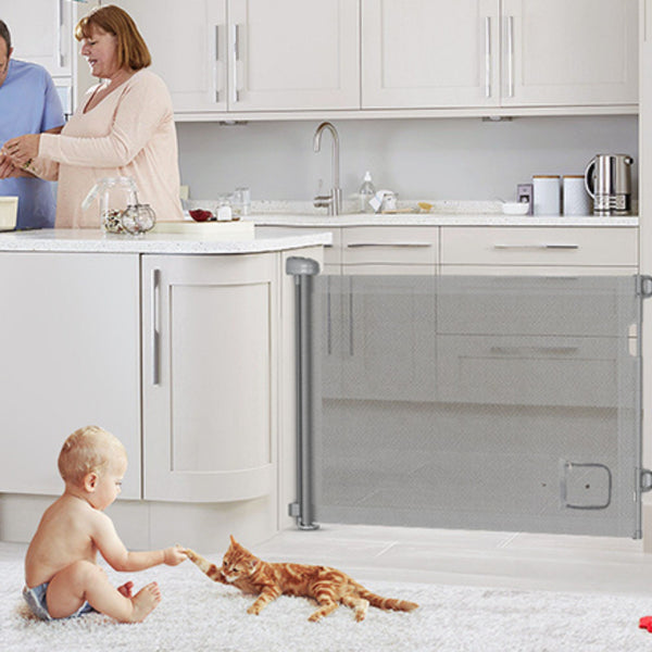 noola baby Demo | Safety Slide | Retractable (up to 1.8m wide) Kids Safety Gate