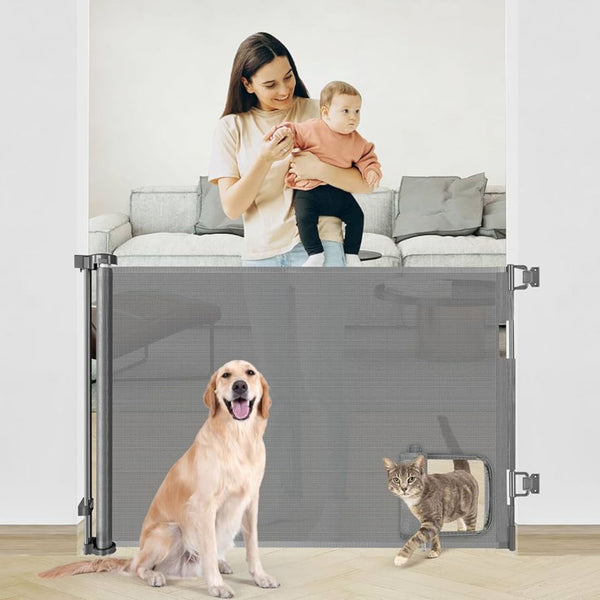 noola baby Demo | Safety Slide | Retractable (up to 1.8m wide) Kids Safety Gate