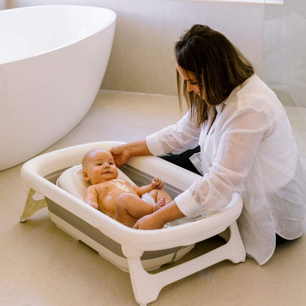 noola-Demo | The HappyBath Baby Tub including Newborn Insert-Baby Bathtub-