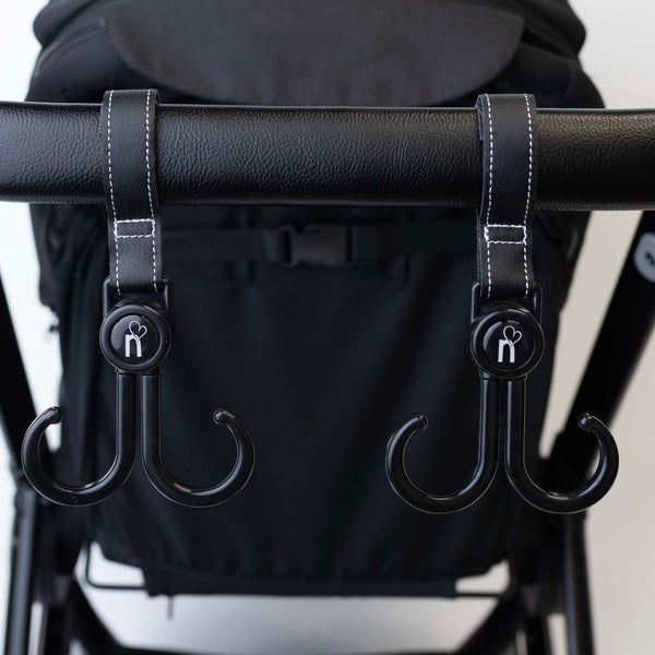 noola-Double-Duty Stroller Hooks | Set of 2-Stroller Accessory-