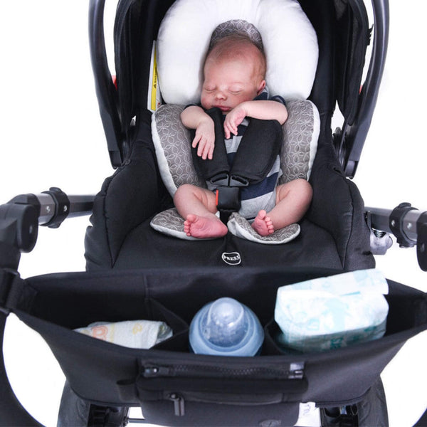 noola-Grab&Go Stroller Organiser | Black-Stroller Accessory-