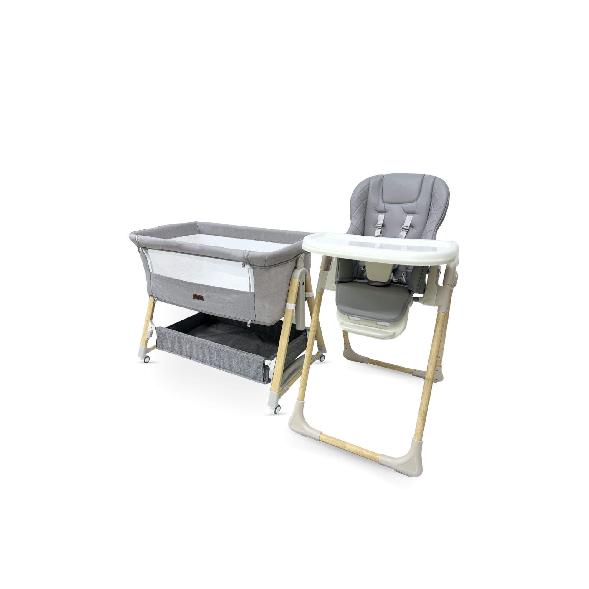 noola high chair and co-sleeper bassinet bundle