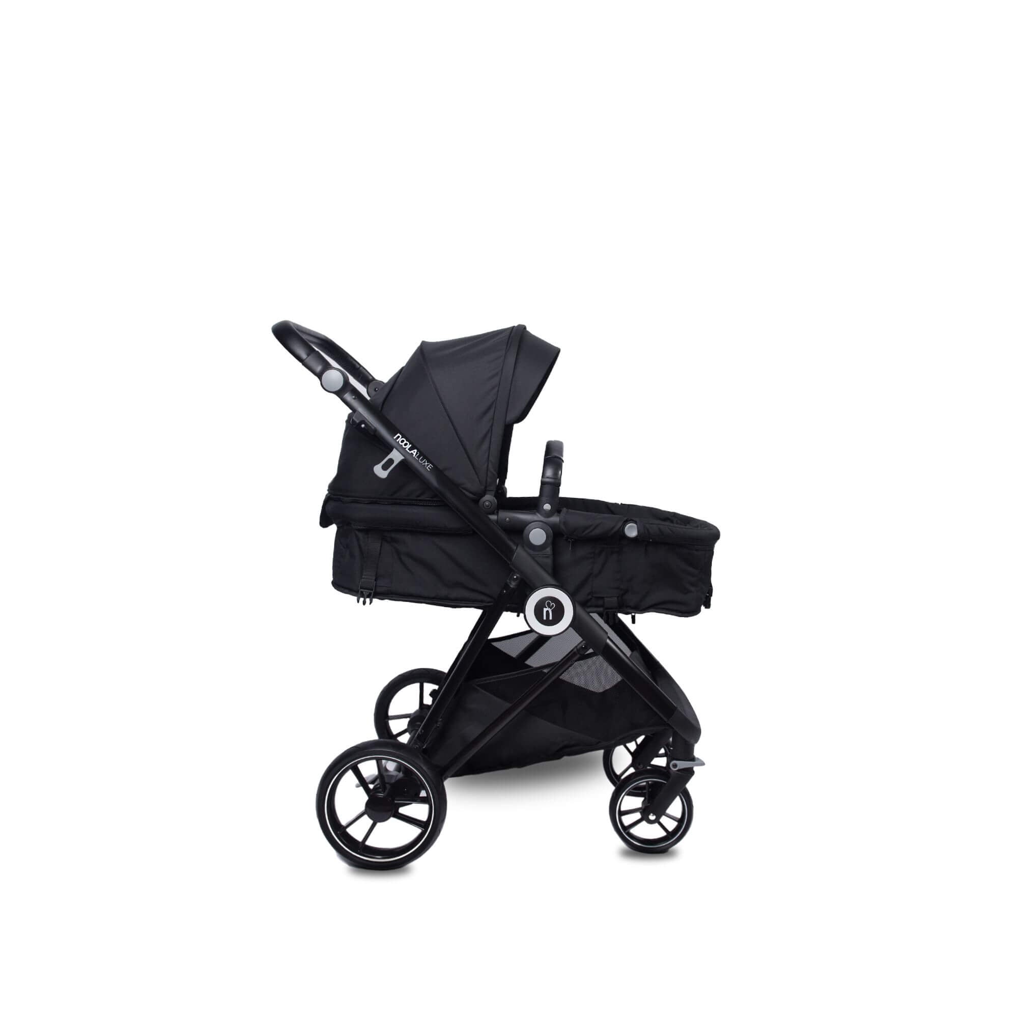 noola luxe baby stroller midnight black