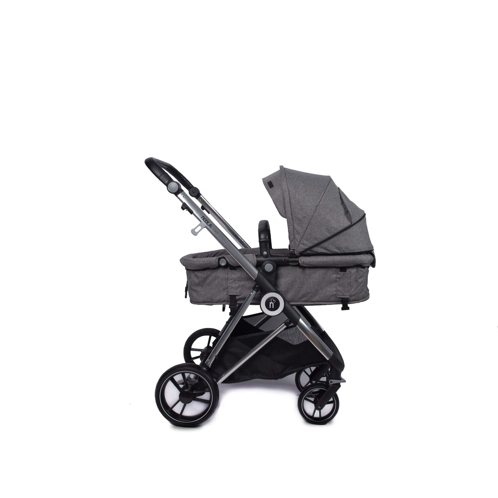 noola luxe baby stroller lunar grey