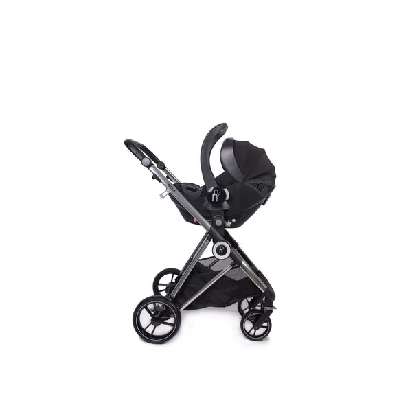 noola luxe 5in1 baby toddler pram stroller travel system grey