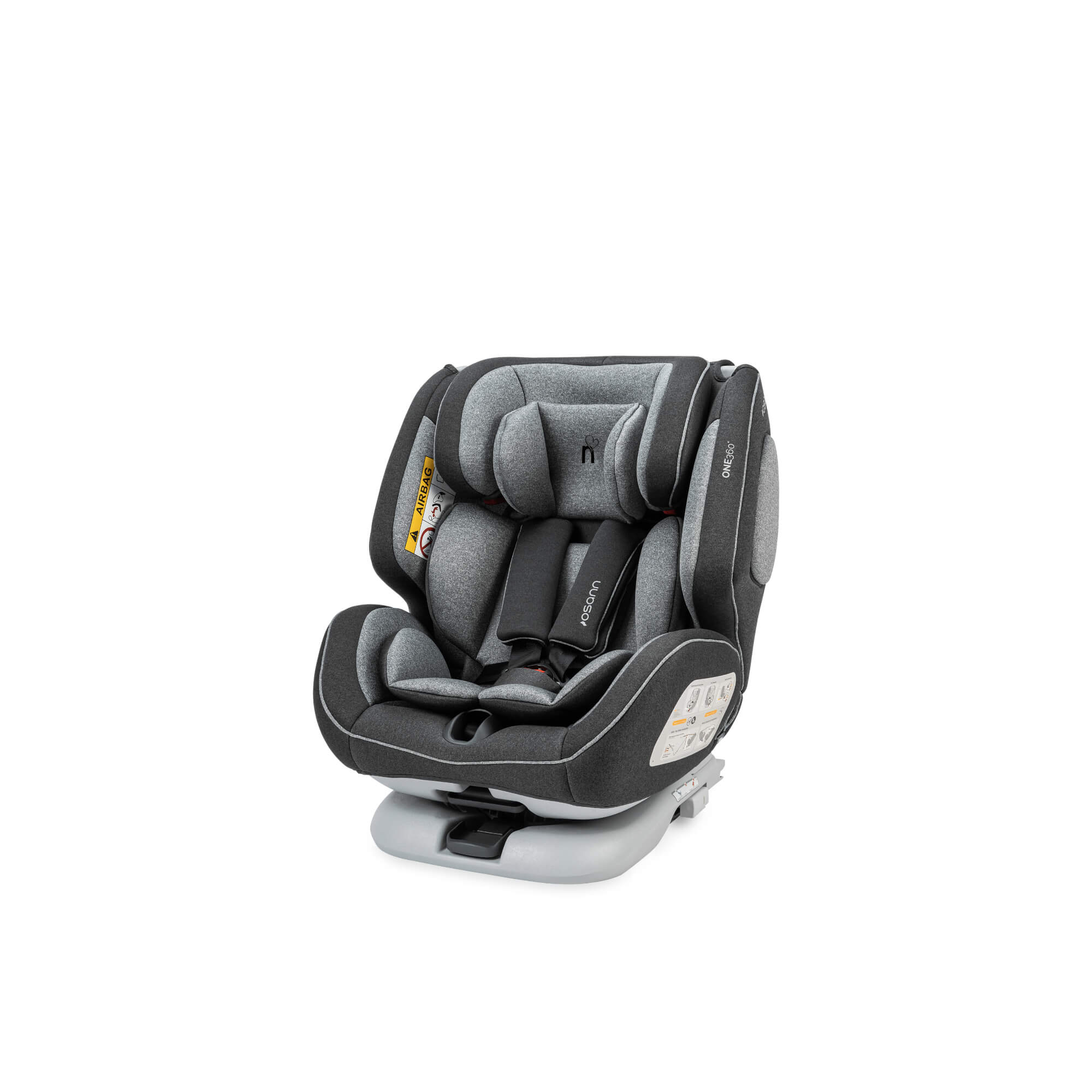 noola one360 newborn to 36kg lunar grey baby toddler car seats