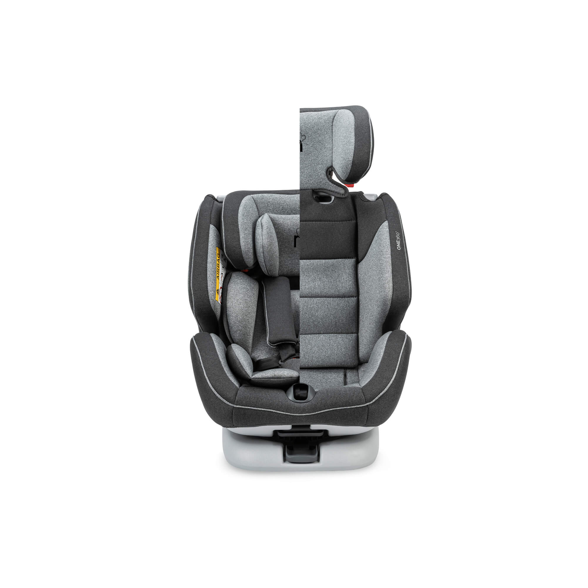 noola one360 newborn to 36kg lunar grey baby toddler car seats
