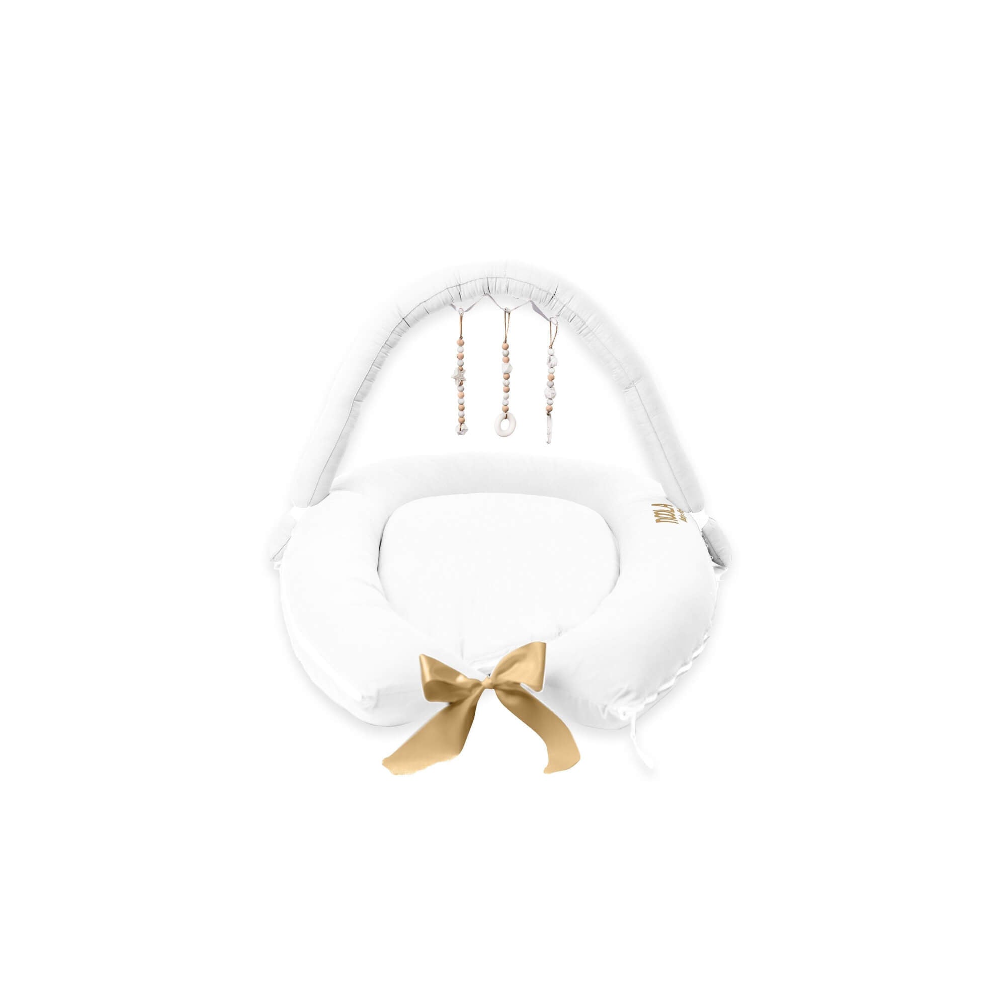 noola premium maxi noola babypod gold 0 18months nursing pillow #BabyPod Options_BabyPod with bar & gold teething beads