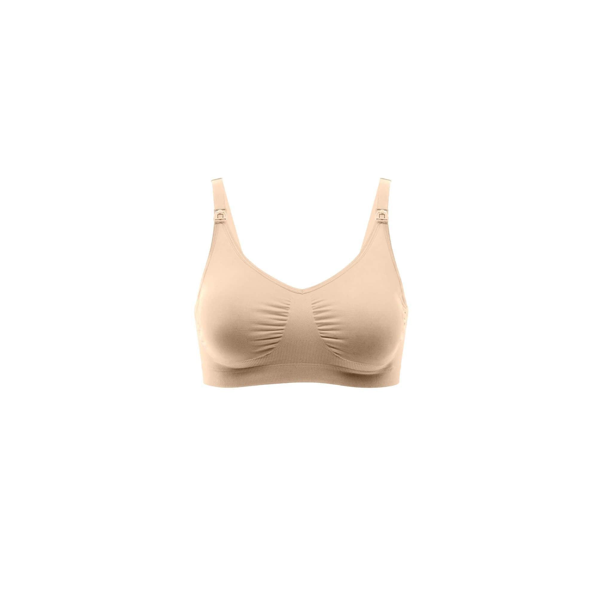 noola seamless super stretch nursing bra nude maternity belts support bands