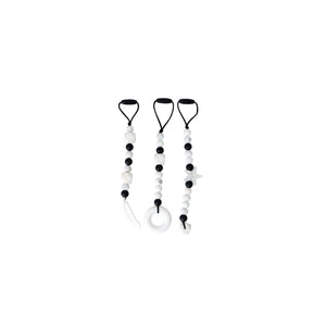 noola-Silicone Teething Beads by JeleBebe-Baby Teether-BLACK-