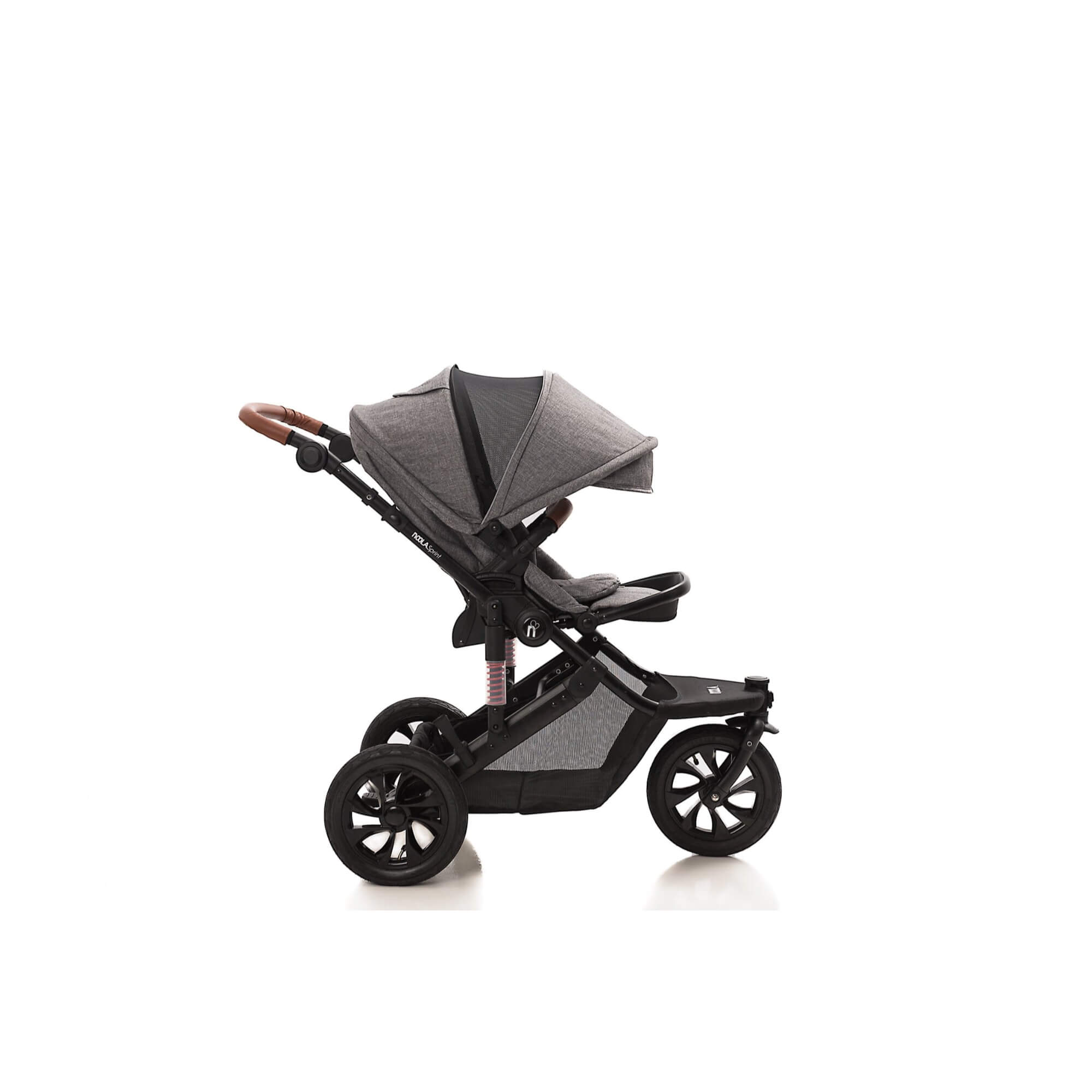 noola sprint 2in1 travel system lunar grey baby stroller