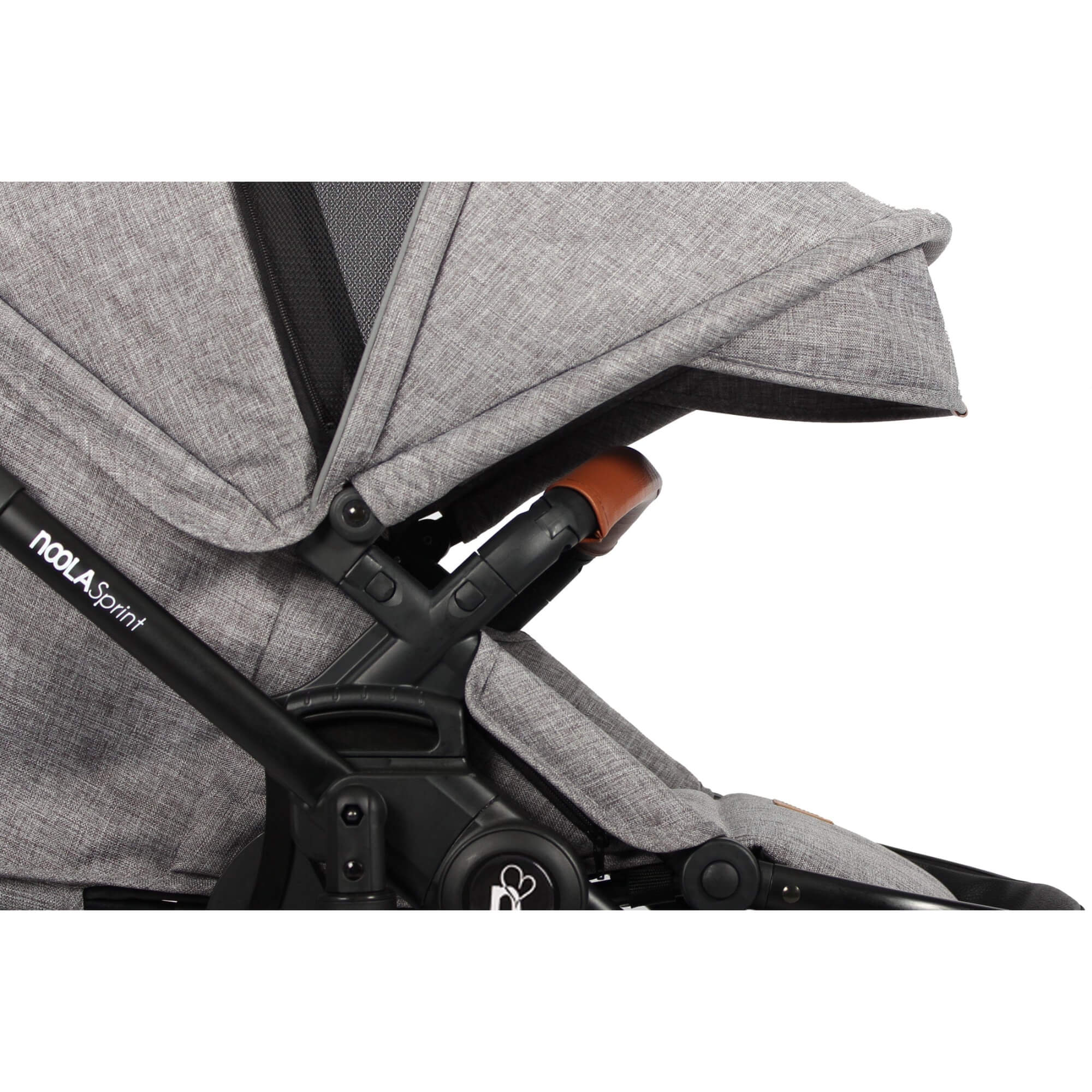 noola sprint 4in1 travel system with isofix lunar grey baby stroller