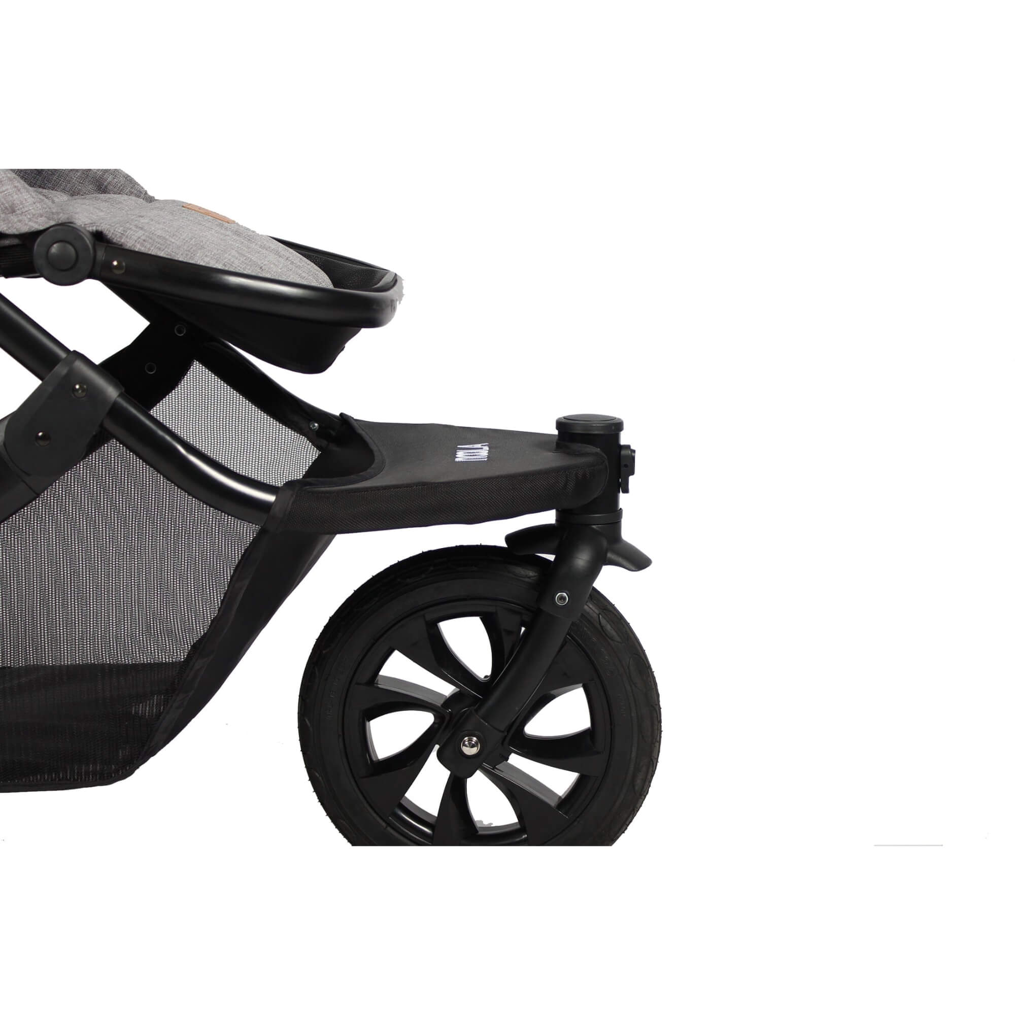 noola sprint 4in1 travel system with isofix lunar grey baby stroller