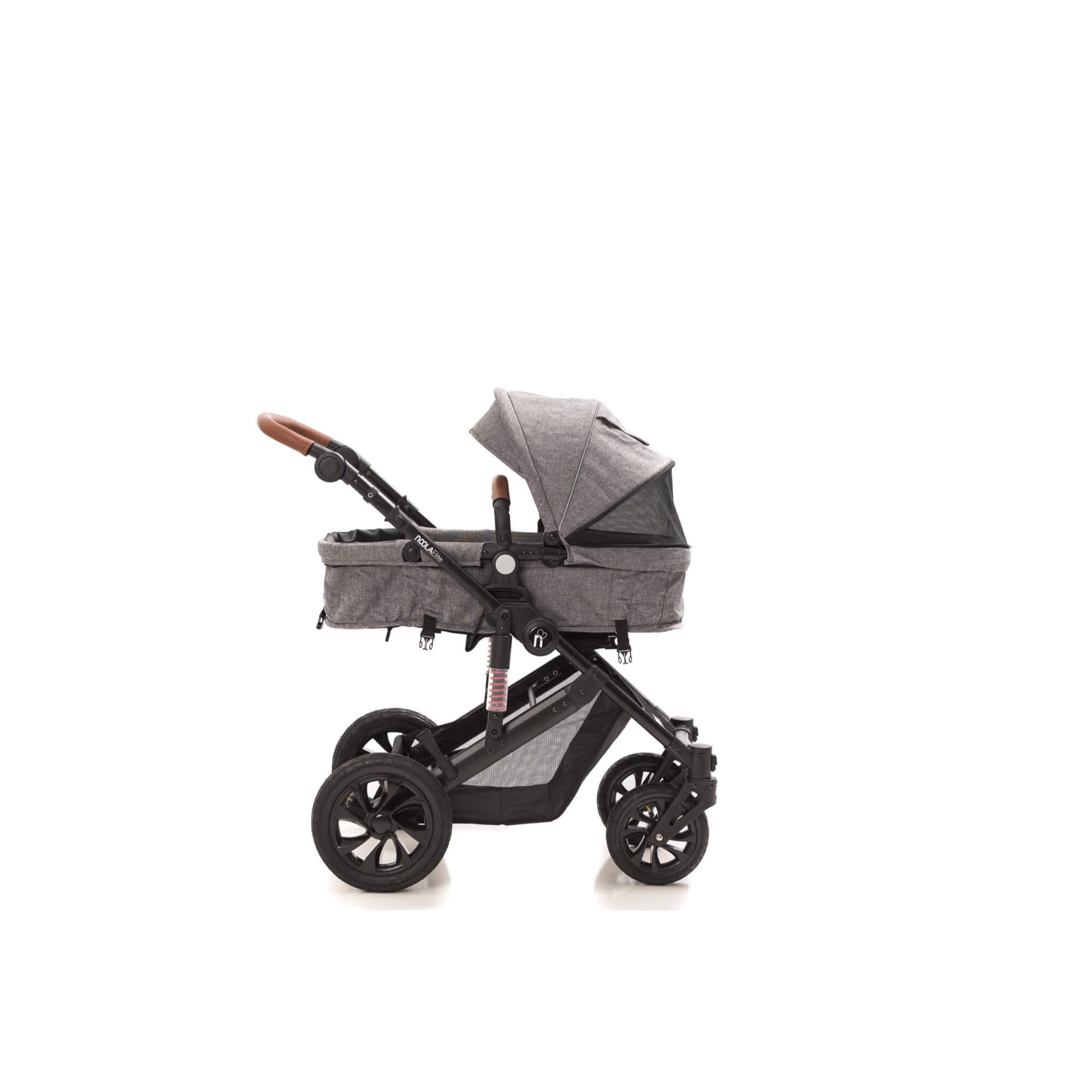 noola the elite 2in1 travel system lunar grey baby stroller