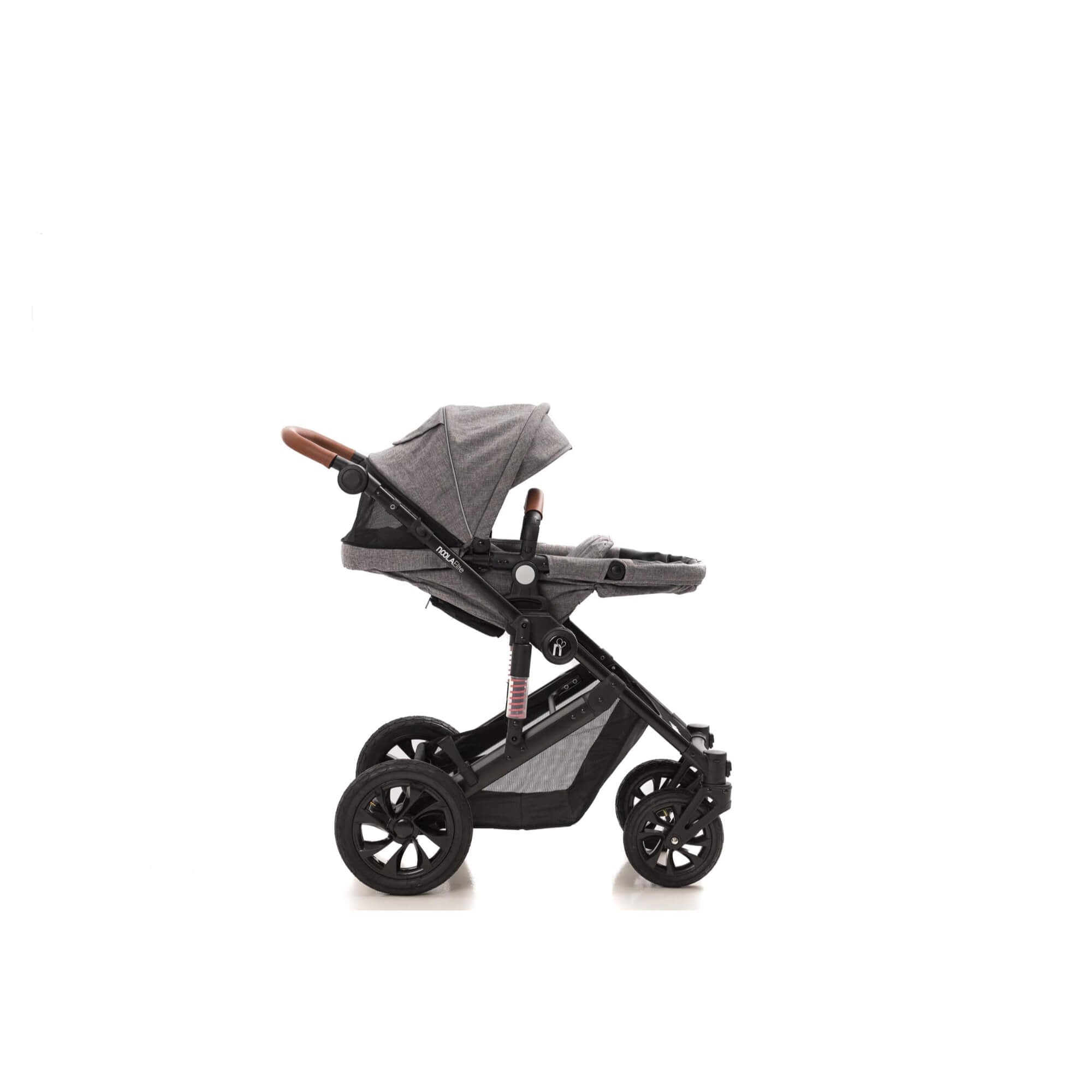noola the elite 3in1 travel system lunar grey baby stroller