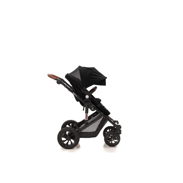 elite 4in1 baby toddler stroller pram travel system midnight black