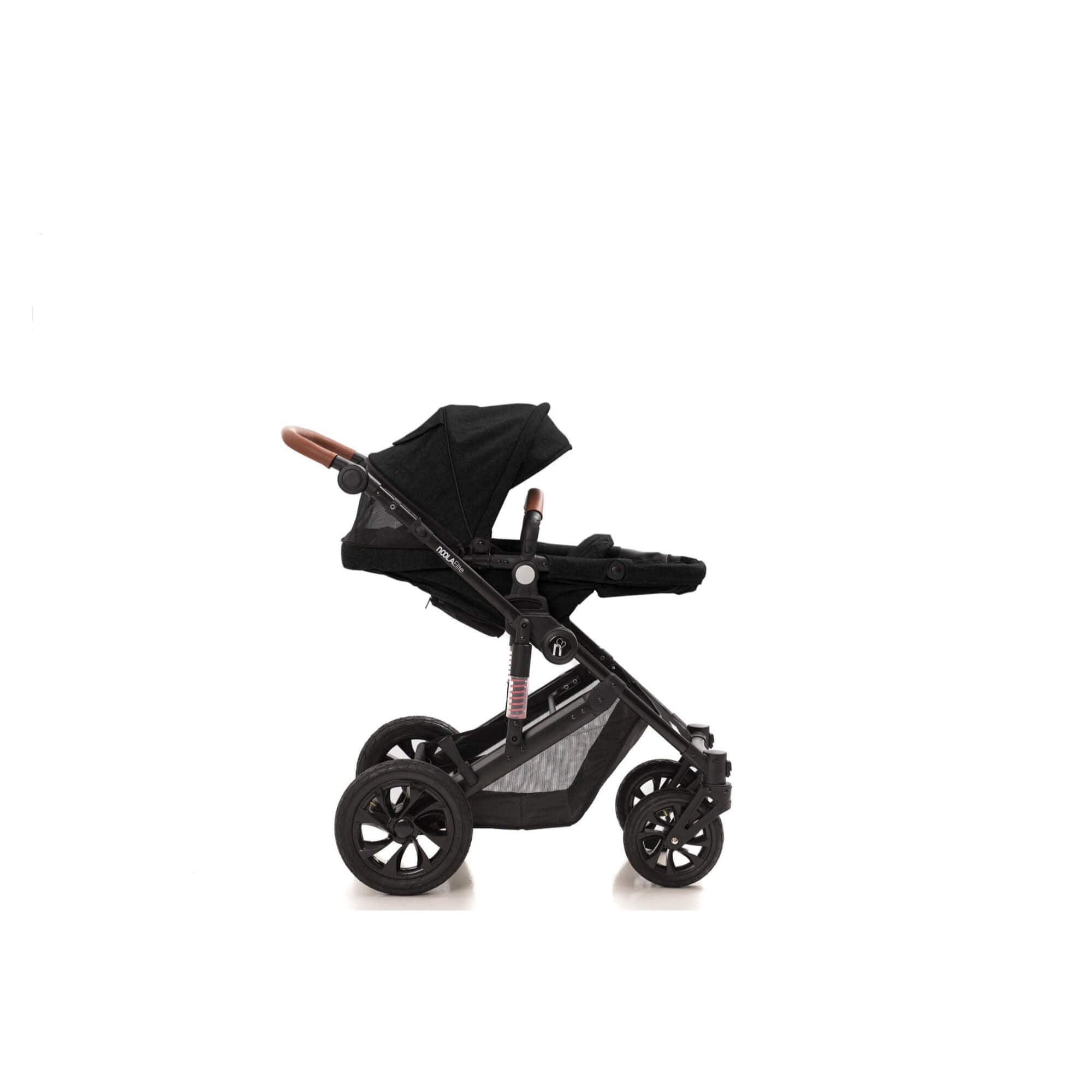 noola the elite 3in1 travel system midnight black baby stroller