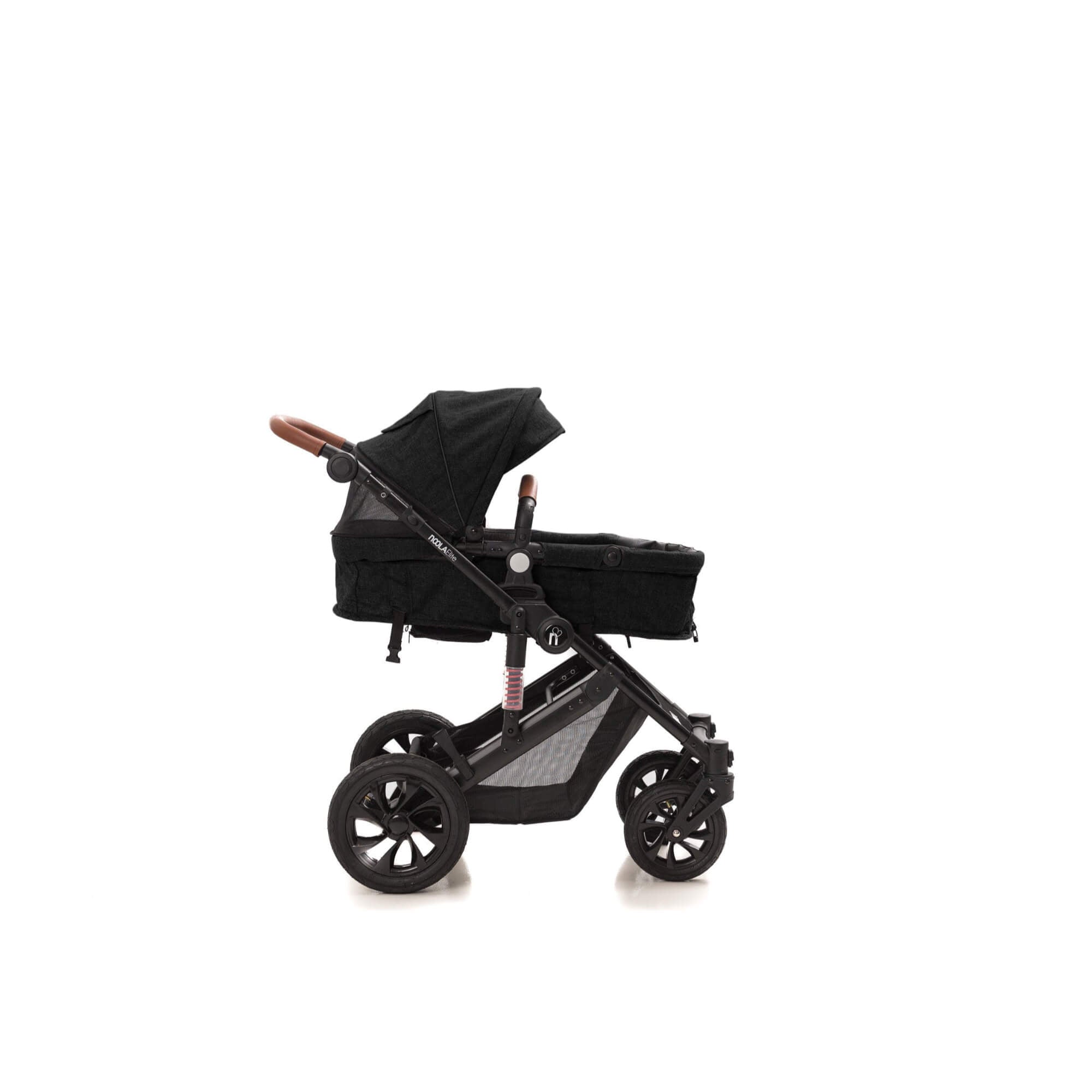 noola the elite 5in1 travel system midnight black baby stroller