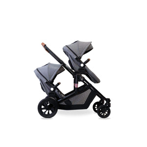 noola-The EliteX2 2in1 Twin Stroller-Stroller-LUNAR GREY-