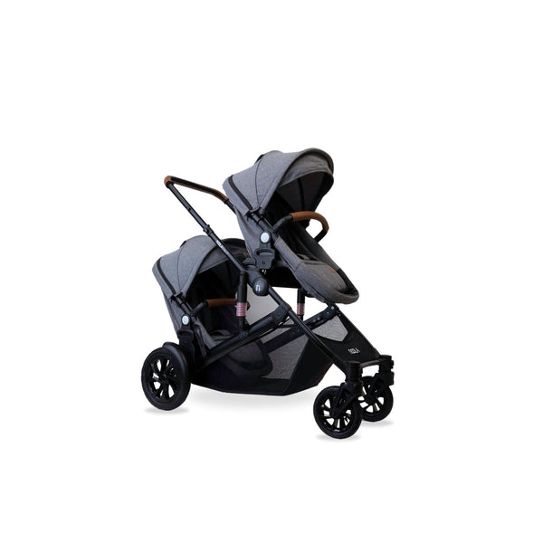 noola-The EliteX2 6in1 Twin Travel System + 2x ONE360 Gifts-Travel System-STROLLER | LUNAR GREY-ONE360 | LUNAR GREY-