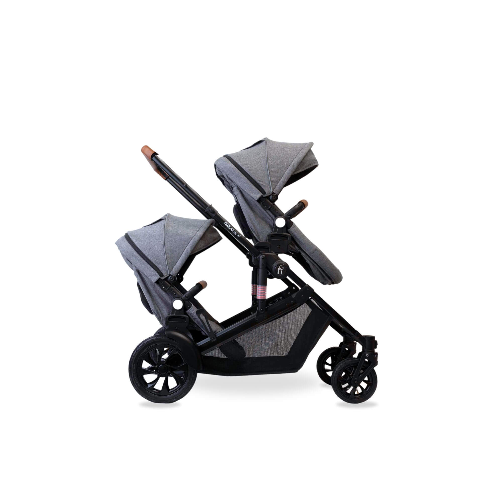 how to close britax double stroller