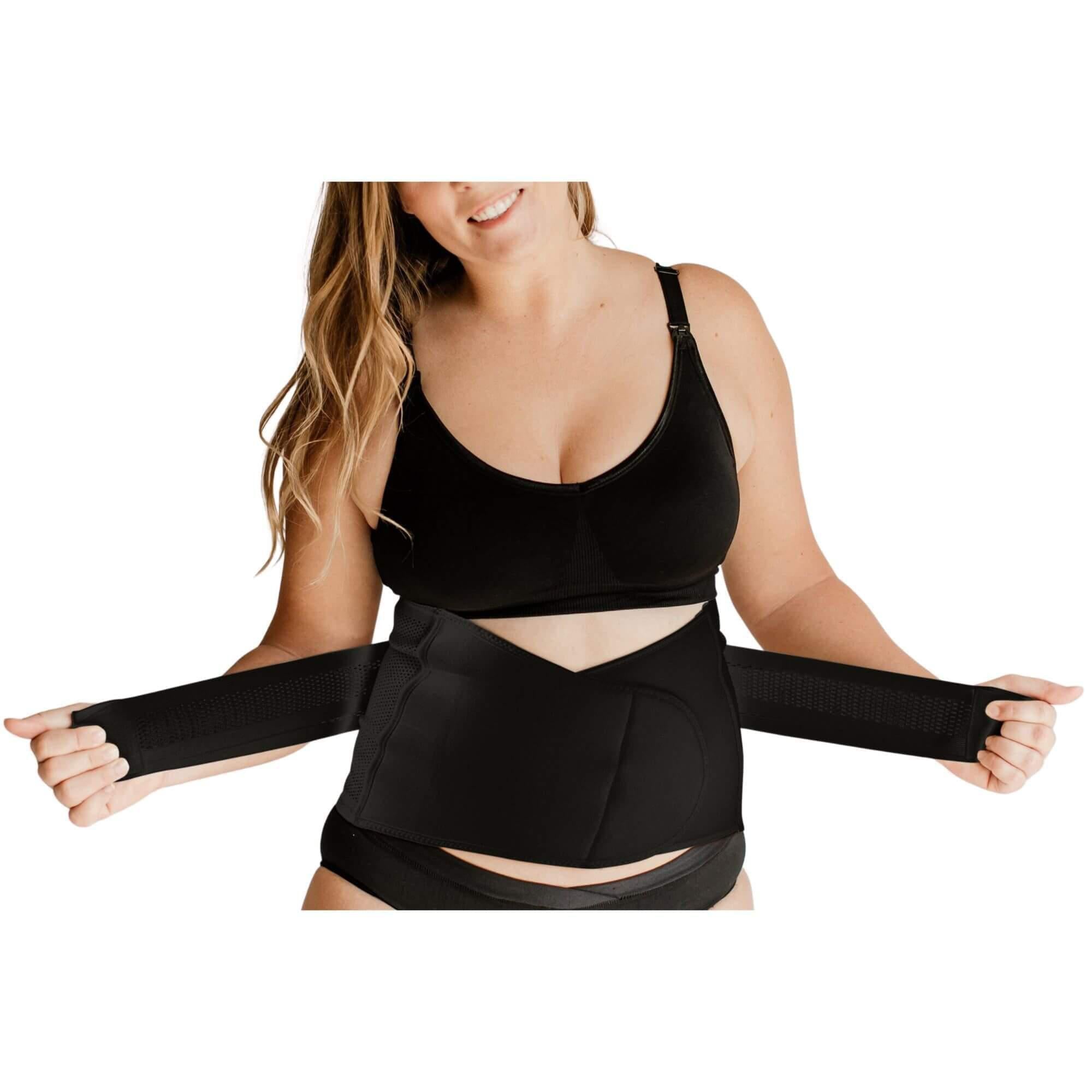 noola postpartum belly wrap black maternity belts support bands